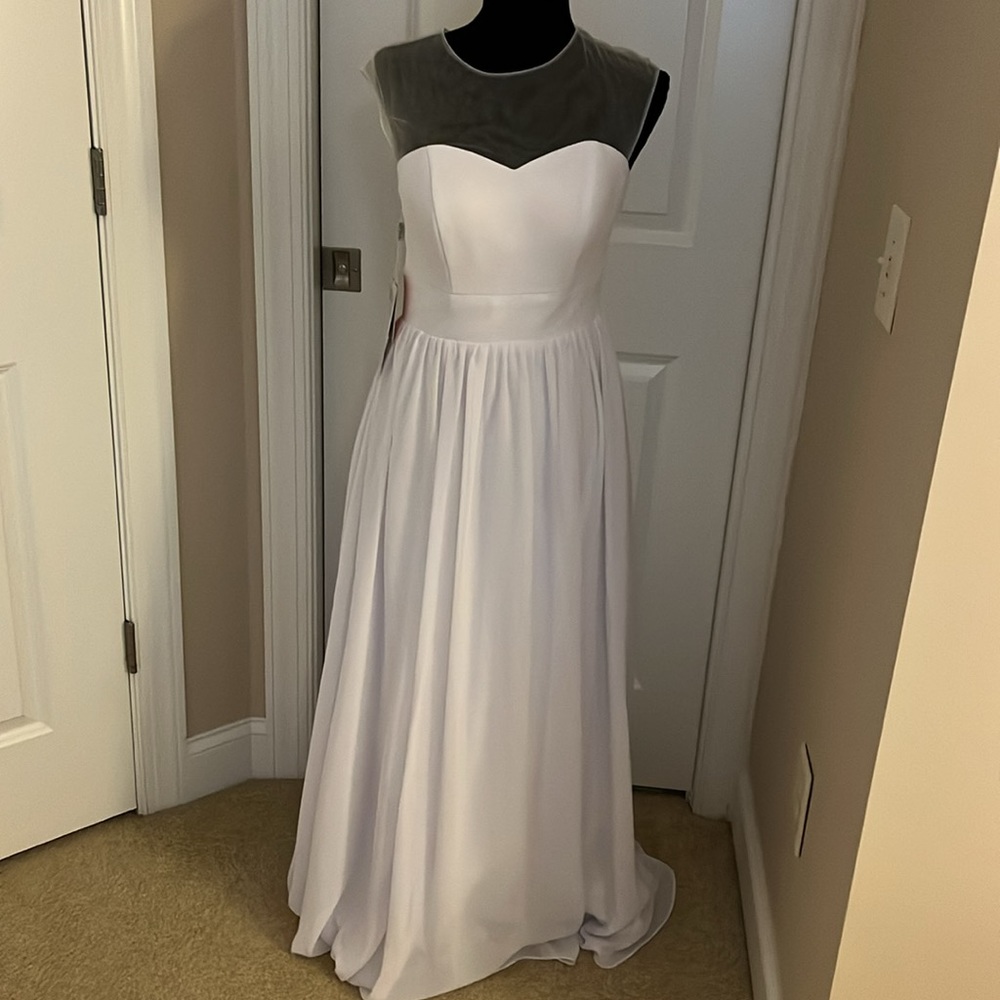 White maxi dress.